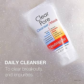 Amazon.com : Neutrogena Clear Pore 2 in 1 Facial Cleanser